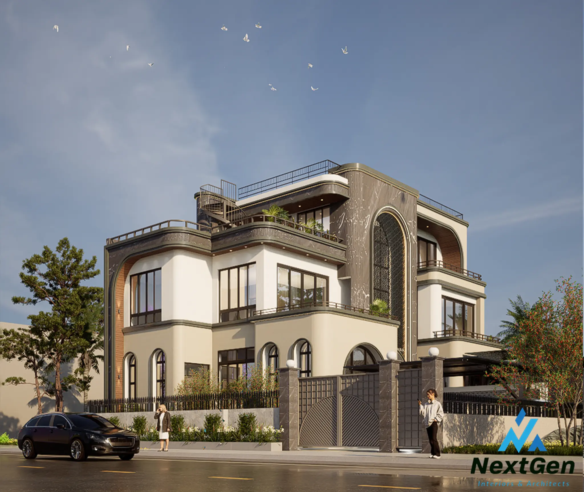 buddhanilkantha villa architecture design kathmandu nepal